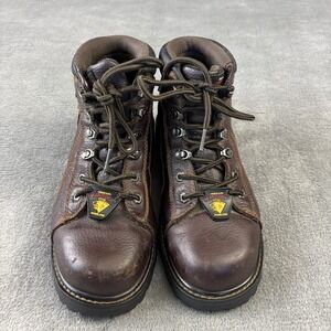 Herman Survivors Men Work Boots Size 7 Tracer 2549370 Waterproof Steel Toe Brown